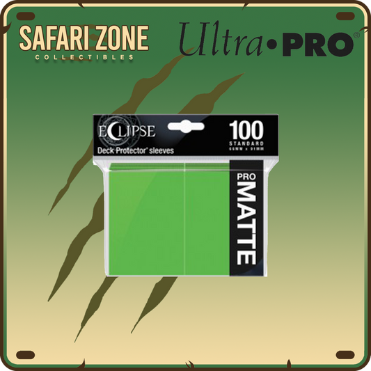 Ultra Pro: Eclipse Matte Standard Size Sleeves - Lime Green