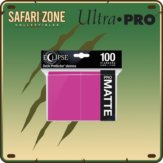 Ultra Pro: Eclipse Matte Standard Size Sleeves - Hot Pink