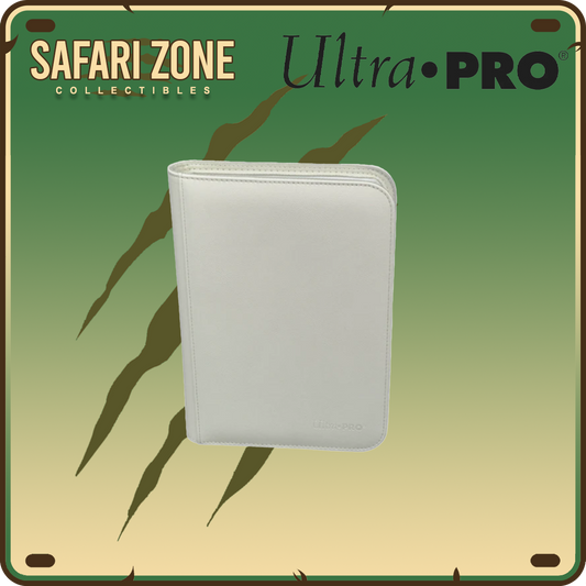 Ultra Pro: Zippered PRO Binder 9 Pocket - White