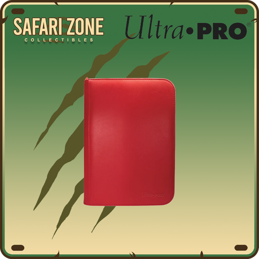 Ultra Pro: Zippered PRO Binder 9 Pocket - Red