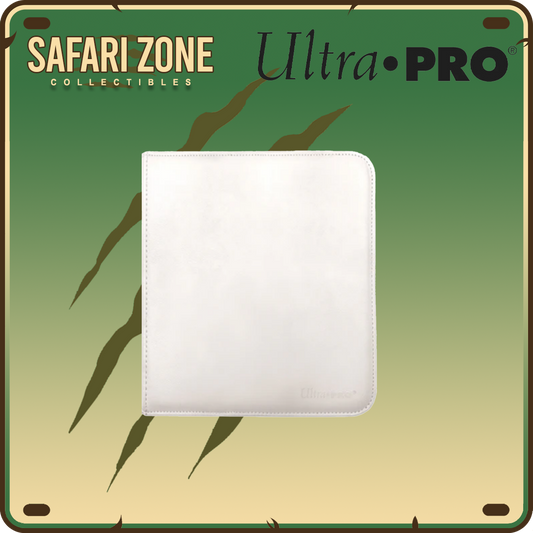 Ultra Pro: Zippered PRO Binder 12 Pocket - White