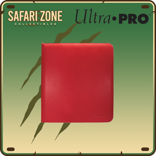 Ultra Pro: Zippered PRO Binder 12 Pocket - Red