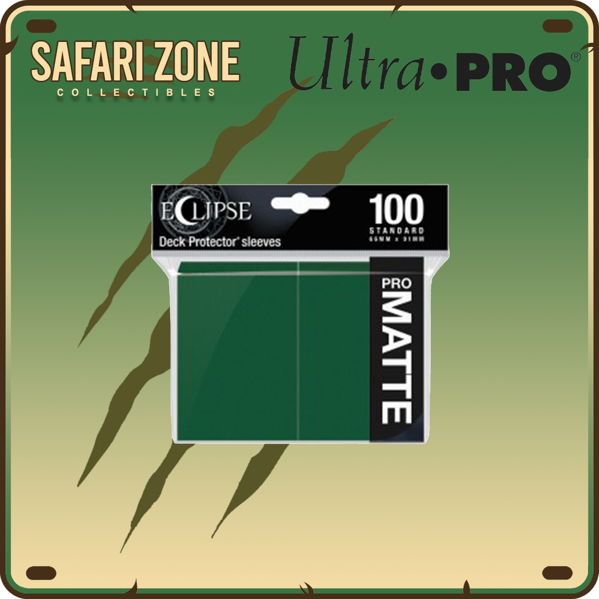 Ultra Pro: Eclipse Matte Standard Size Sleeves - Forest Green