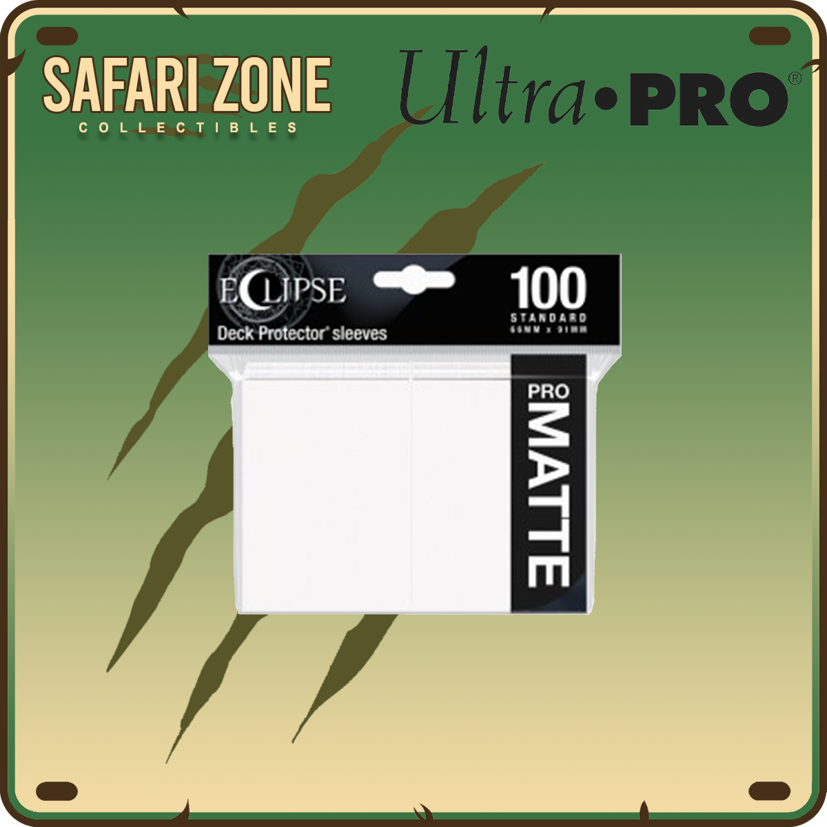 Ultra Pro: Eclipse Matte Standard Size Sleeves - Arctic White