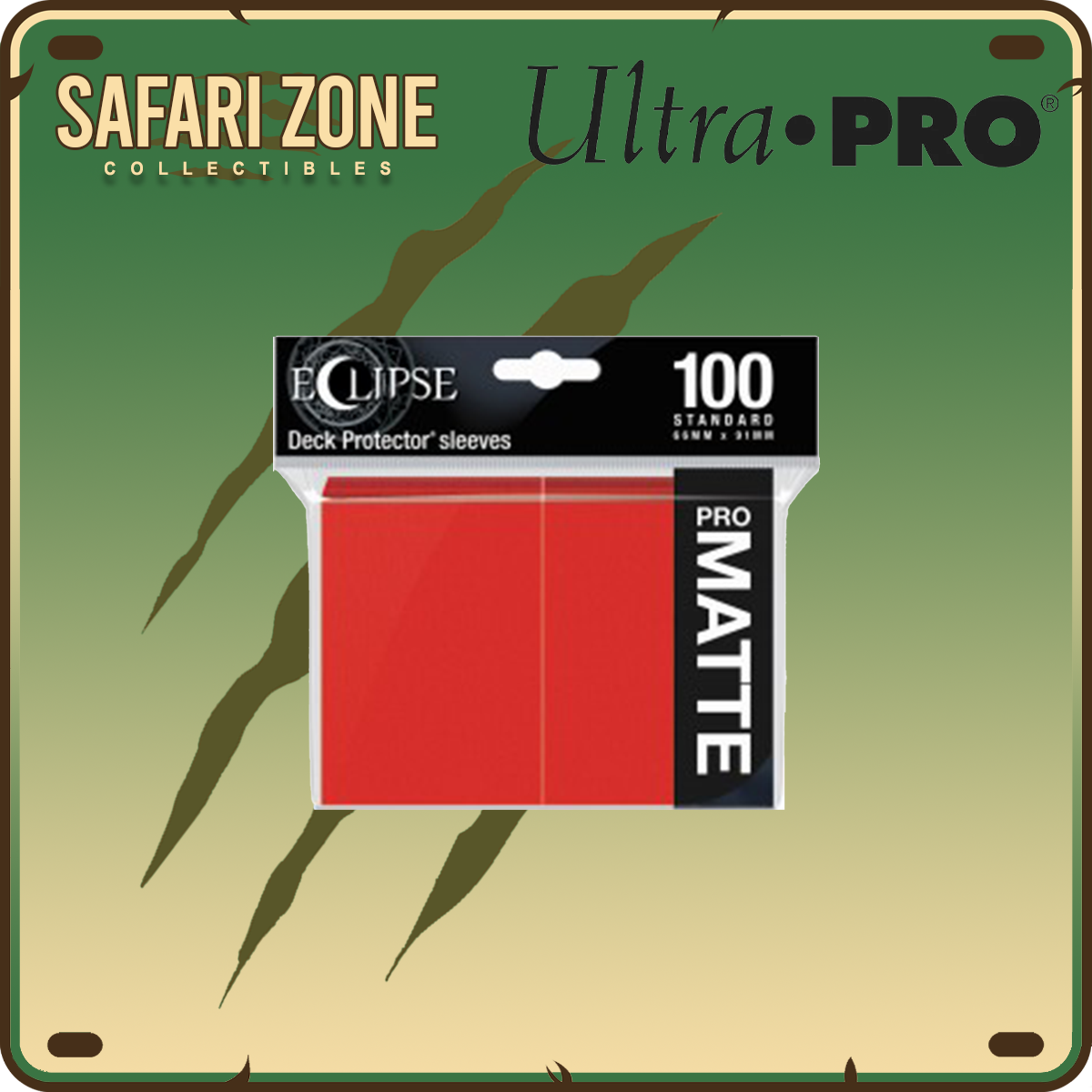 Ultra Pro: Eclipse Matte Standard Size Sleeves - Apple Red