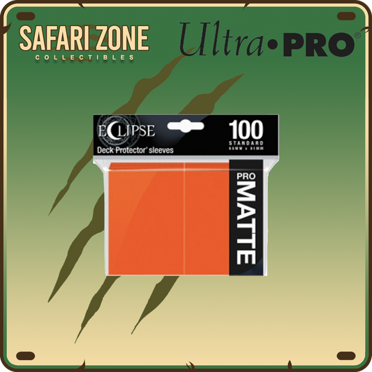 Ultra Pro: Eclipse Matte Standard Size Sleeves - Pumpkin Orange