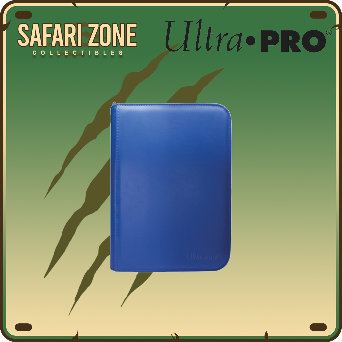 Ultra Pro: Zippered PRO Binder 4 Pocket - Blue