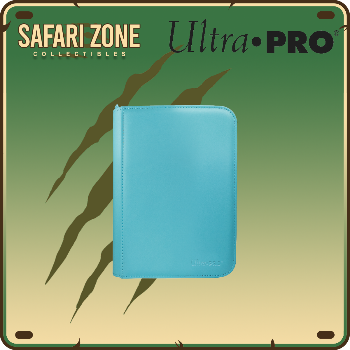 Ultra Pro: Zippered PRO Binder 4 Pocket - Light Blue