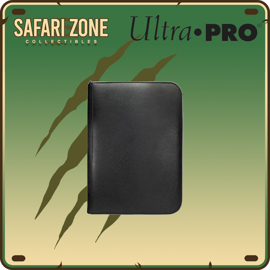 Ultra Pro: Zippered PRO Binder 4 Pocket - Black