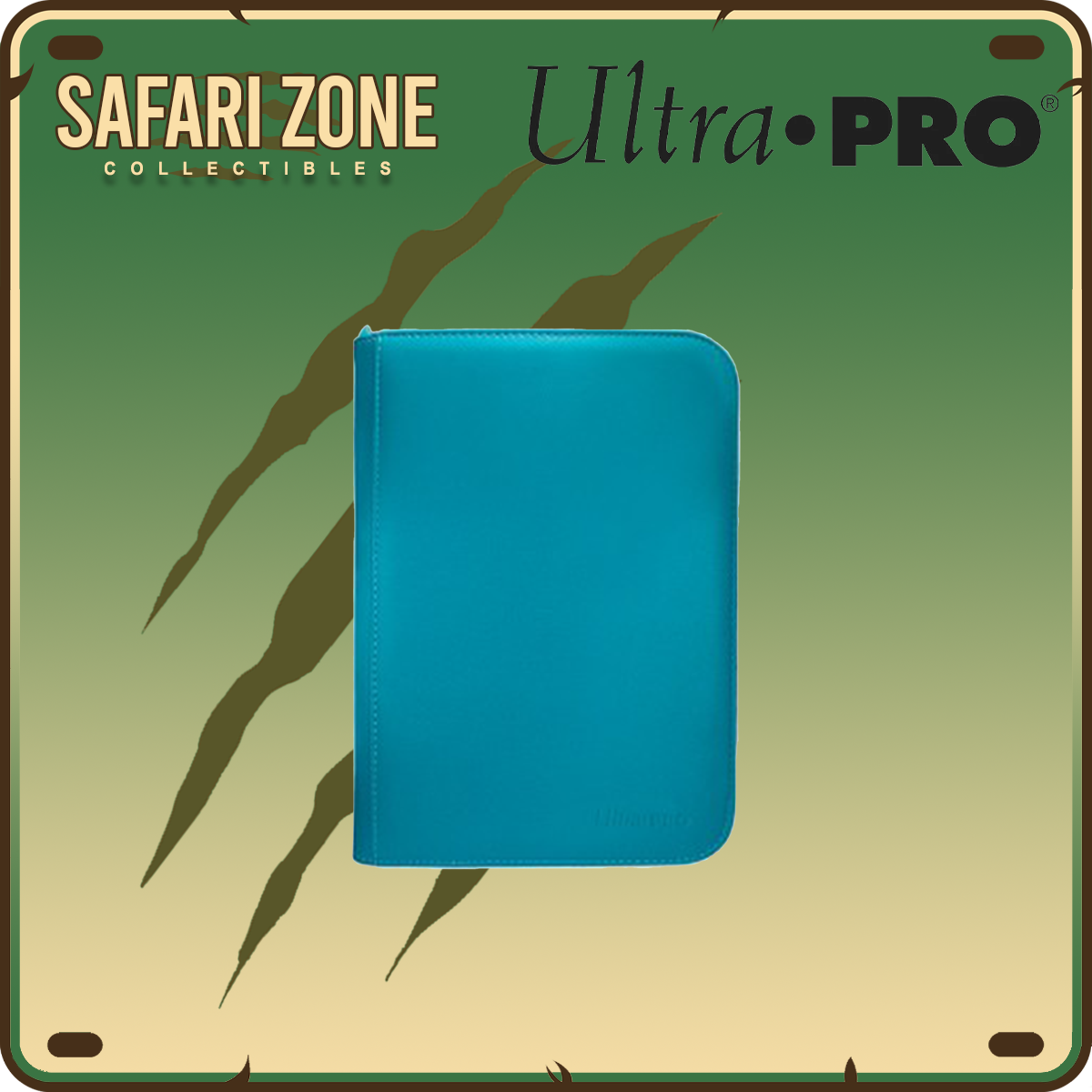 Ultra Pro: Zippered PRO Binder 4 Pocket - Teal