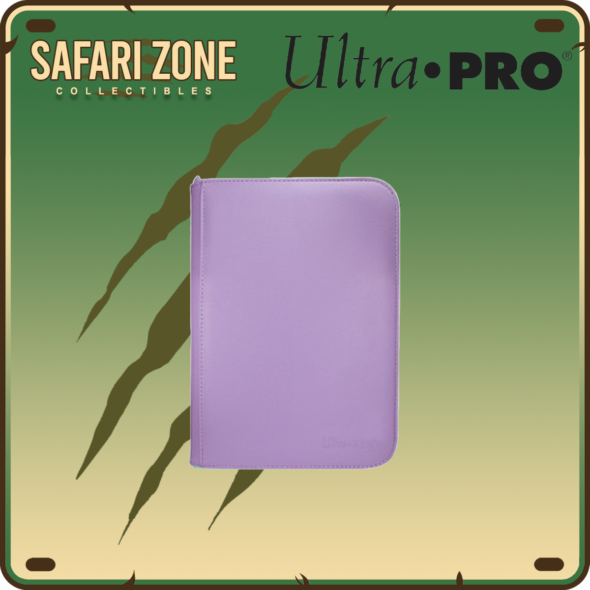 Ultra Pro: Zippered PRO Binder 4 Pocket - Purple