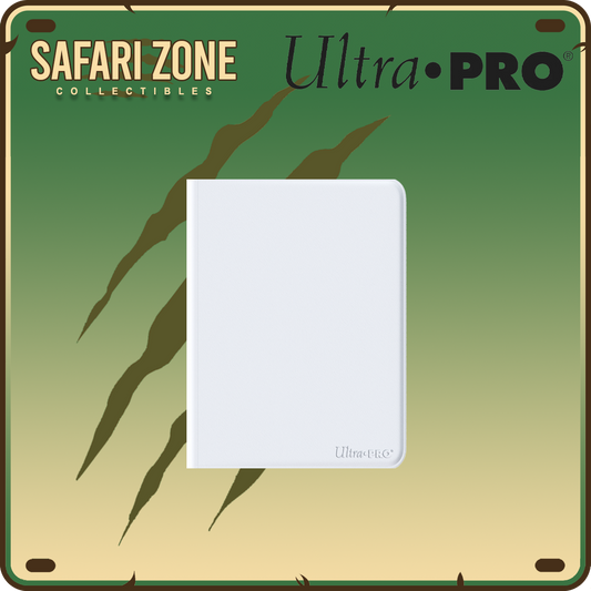 Ultra Pro: Zippered PRO Binder 4 Pocket - White