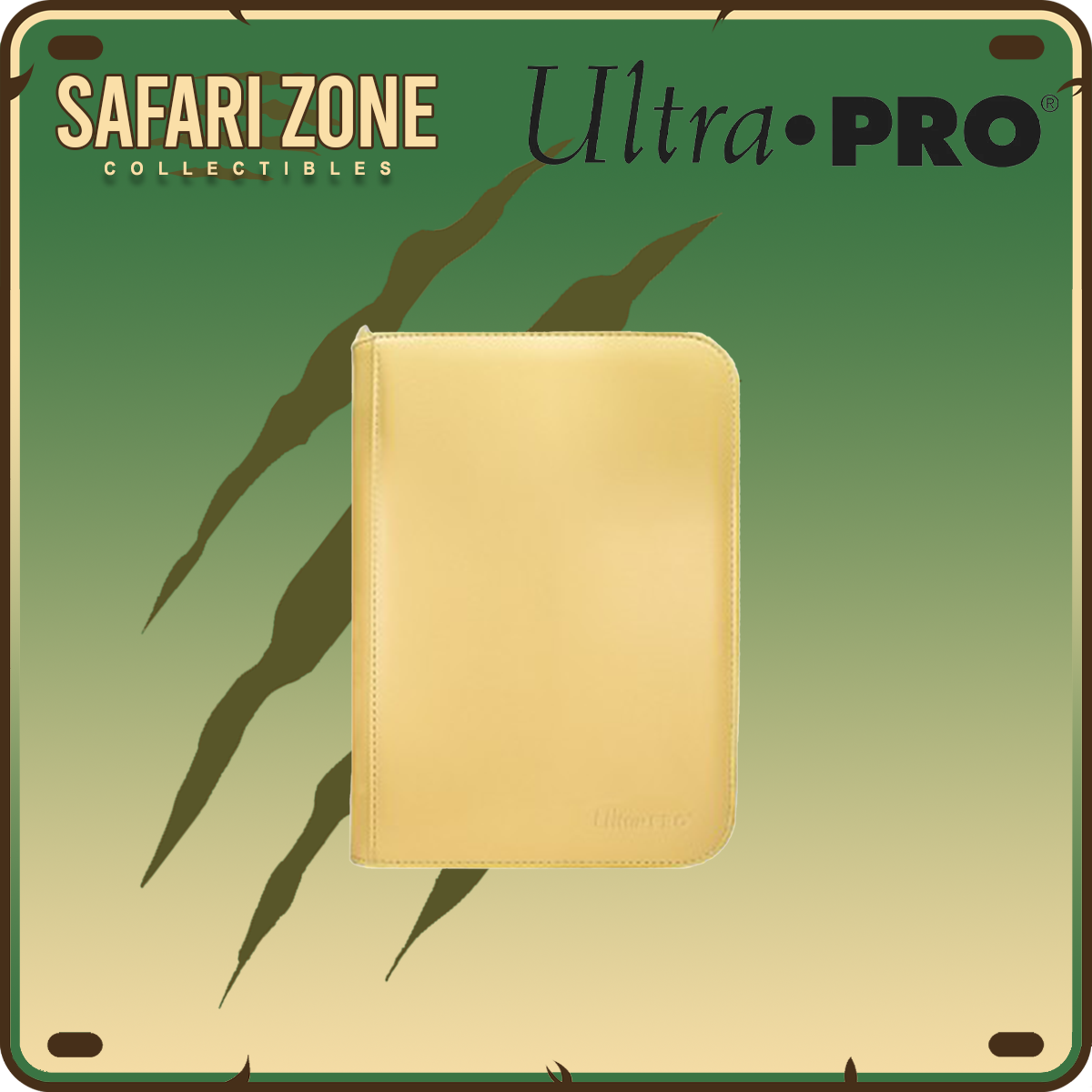 Ultra Pro: Zippered PRO Binder 4 Pocket - Yellow