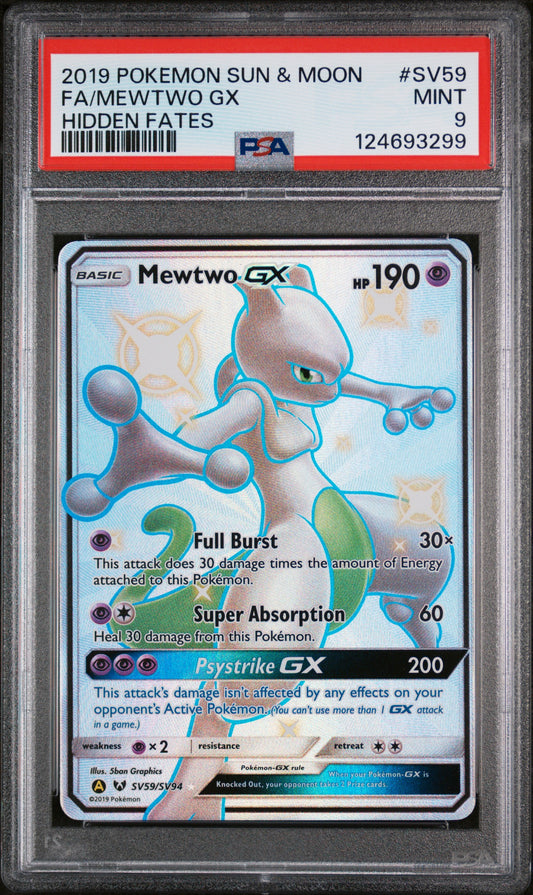FMewtwo Gx - SV59 PSA 9