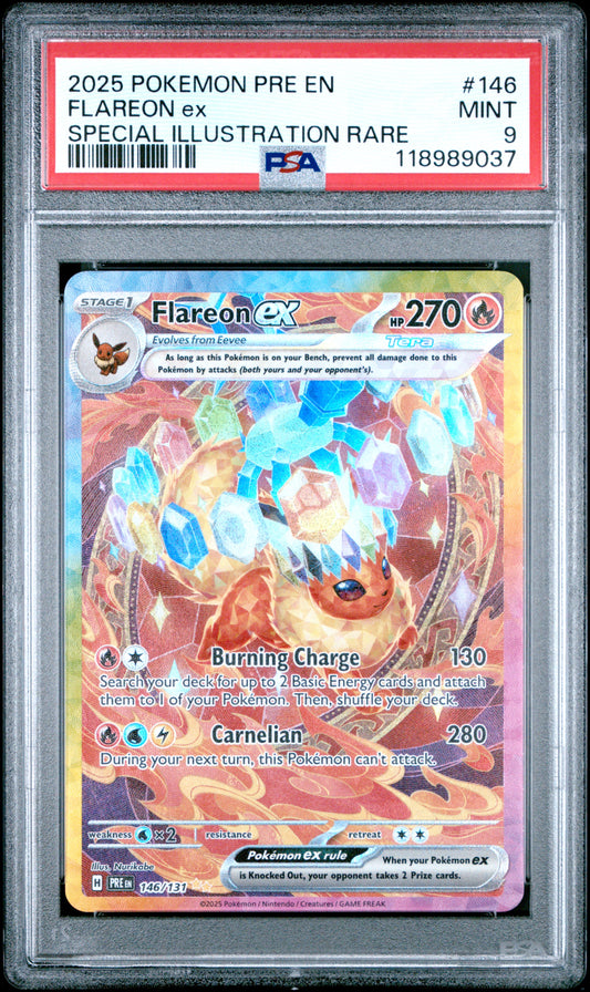 PSA 9 - Flareon ex SIR - 146/131