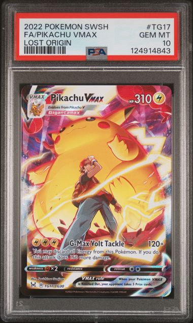 PSA 10 - Pikachu VMAX - TG17/TG30