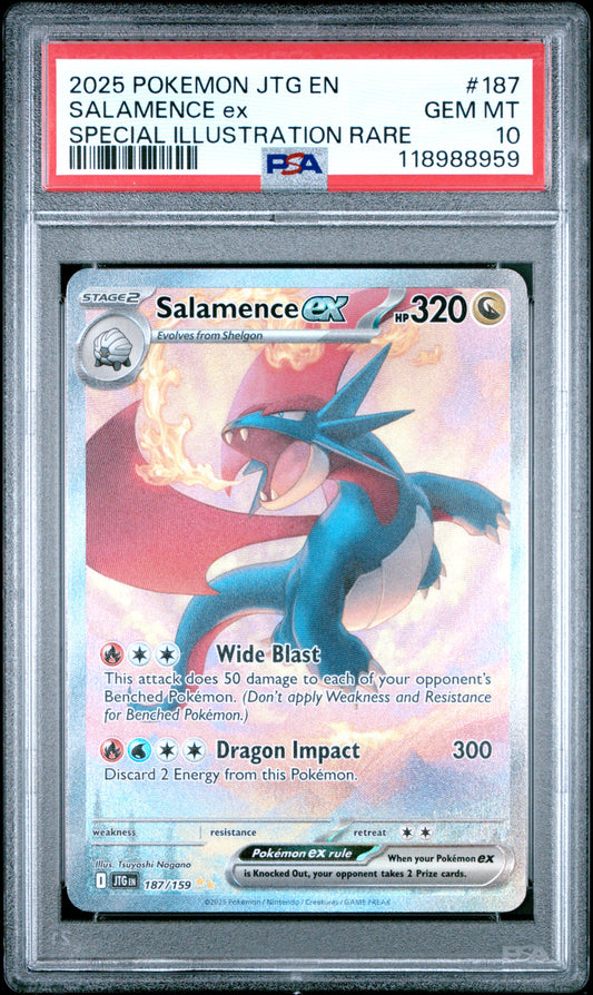 PSA 10 - Salamence ex 187/159
