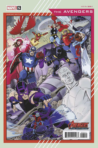 Avengers #5 Aaron Kuder Avengers 60th Variant