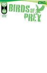 Birds Of Prey #1 Cover D Blank Card Stock Variant