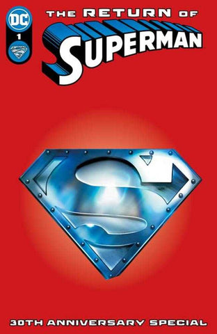 Return Of Superman 30th Anniversary Special #1 (One Shot) Cover C Dave Wilkins Steel Die-Cut Variant